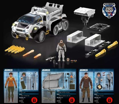 Preorder Hasbro Pulse G.I. Joe Classified Series Snow C.A.T. (Combat All-Terrain) Vehicle With Farley "Frostbite" Seward Action Figure